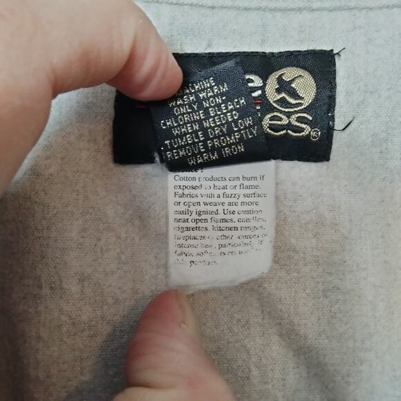 Guide Series Gander Mountain XL Tall Light Grey Thick Flannel Shirt or Shacket - Picture 3 of 5